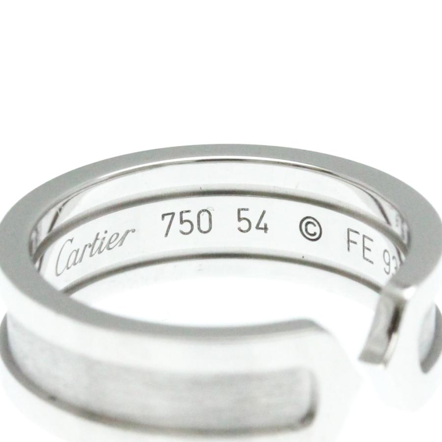 Cartier カルティエ C2 リング B4040554 K18ホワイトゴールド 