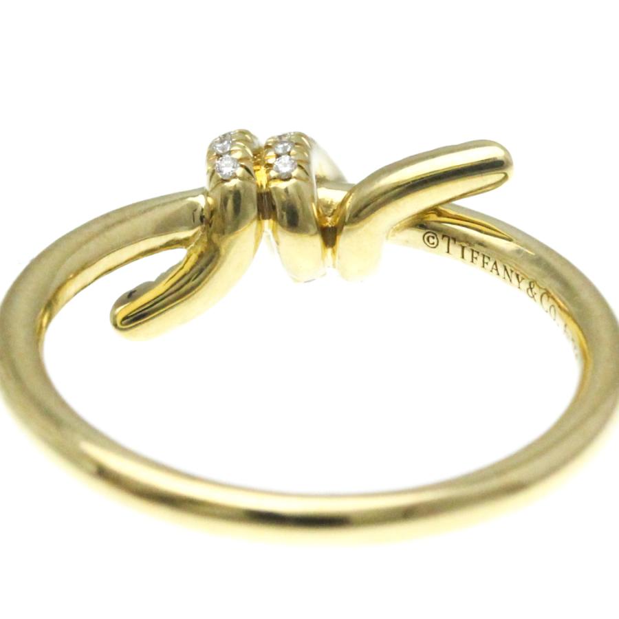 TIFFANY&Co. ティファニー ノットリング ダイヤモンド K18