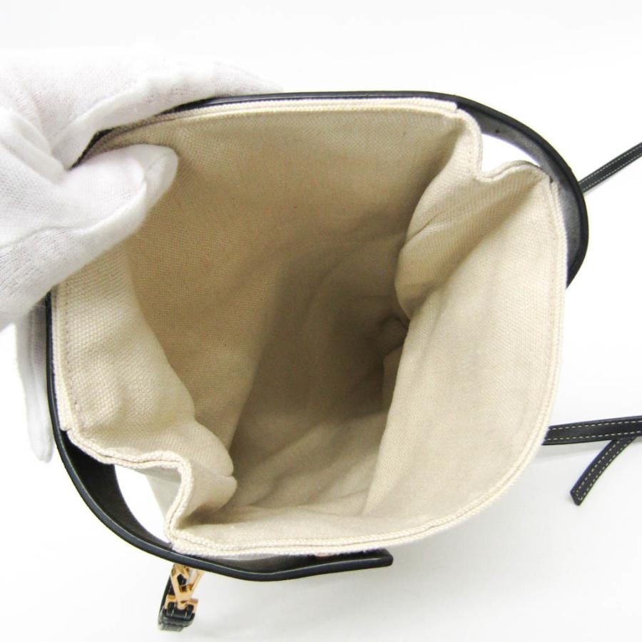 ボッテガ・ヴェネタ レディース レザー,キャンバス ショルダーバッグ