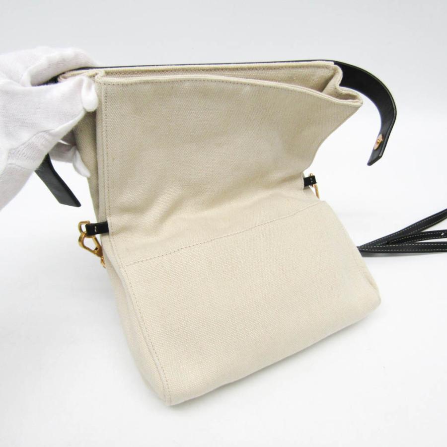 ボッテガ・ヴェネタ レディース レザー,キャンバス ショルダーバッグ