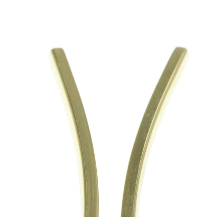 ティファニー T バー ピアス 無し K18イエローゴールド ドロップピアス