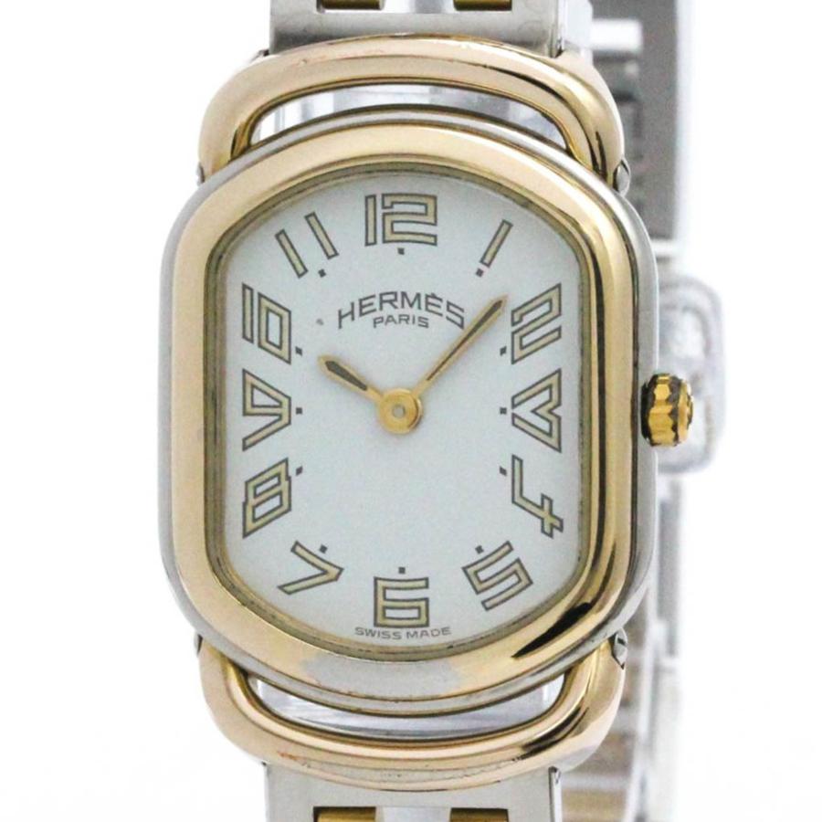 HERMES（エルメス） ラリー ゴールドプレート ステンレススチール