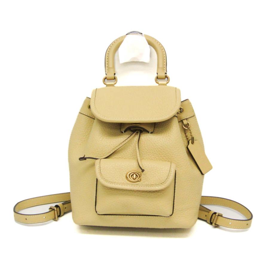 Coach ロゴパターン バックパック COACH（コーチ） リア バックパック 21 レディース レザー リュック