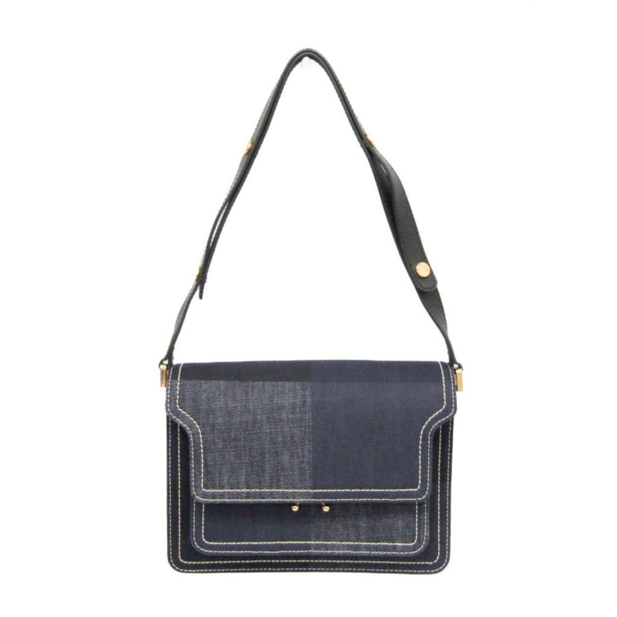 MARNI（マルニ） トランクバッグ レディース デニム ショルダーバッグ