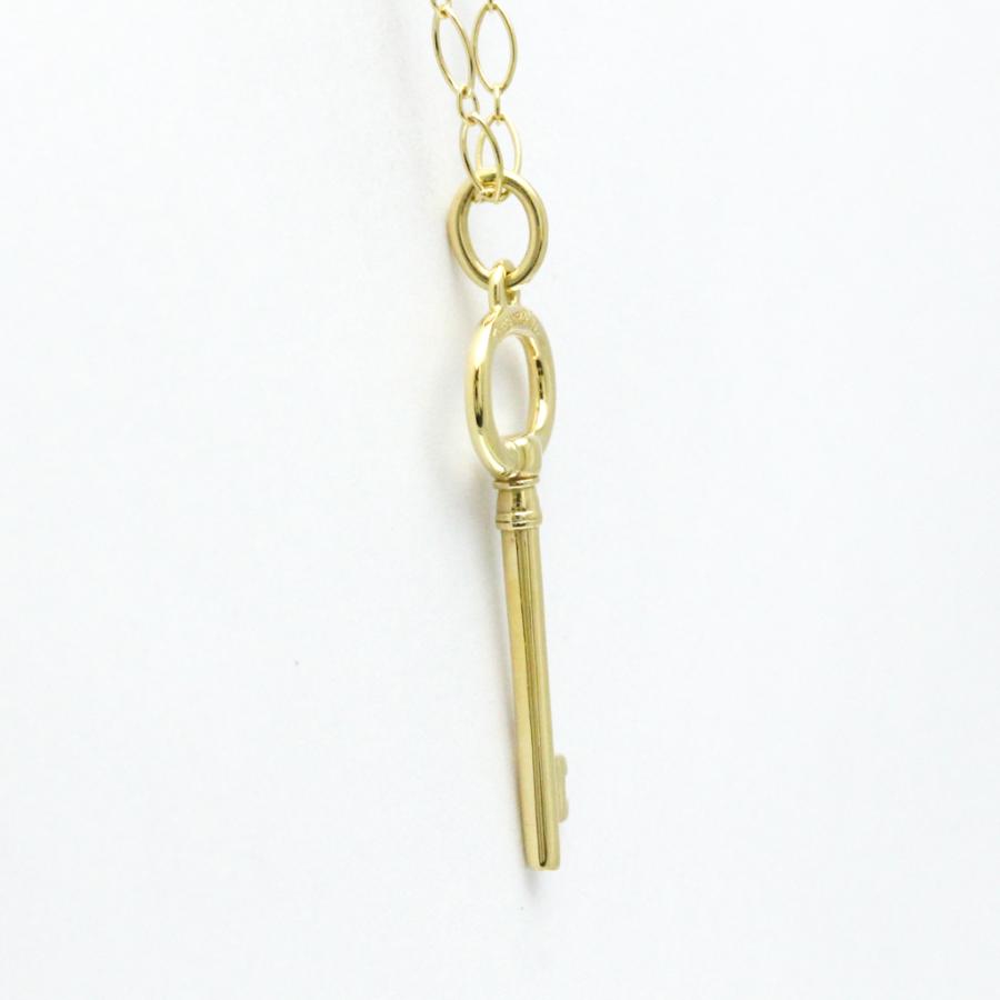 美品 オールドティファニー ゴールド 52cm チェーン ネックレス k18 TIFFANY&Co. ティファニー バイザヤード 約0.08ct ネックレス 18