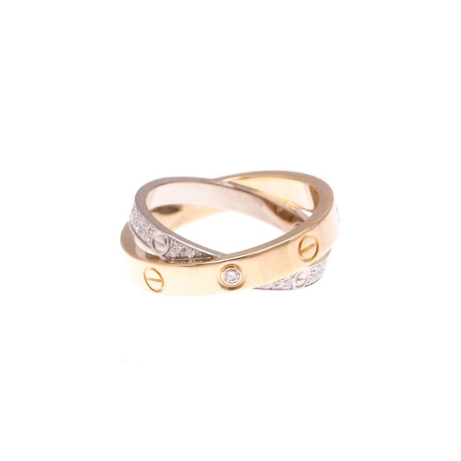 カルティエ ビーラブ ダイヤモンド リング Cartier（カルティエ） ビーラブ リング パヴェダイヤモンド : ELADY
