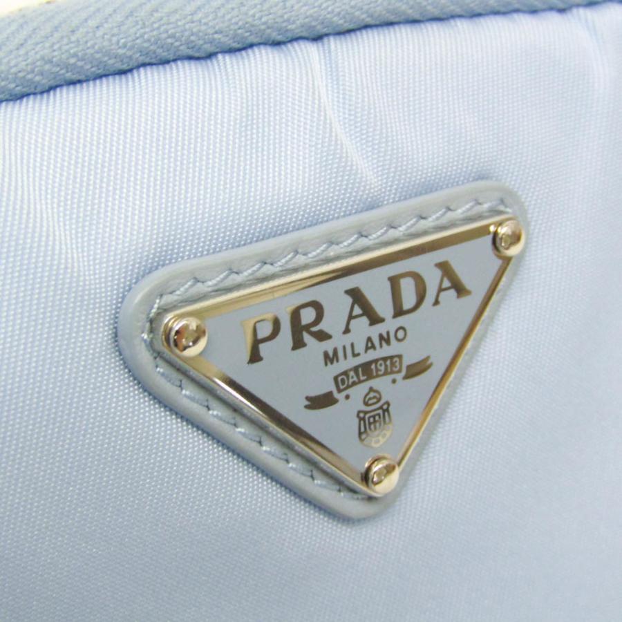 PRADA（プラダ） 1ML046 レディース,メンズ ナイロン ポーチ ブルー