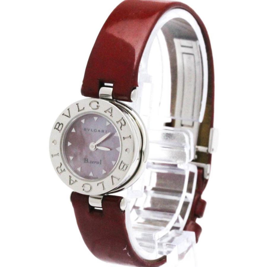 BVLGARI（ブルガリ） B-Zero1 シェル文字盤 ステンレススチール レザー