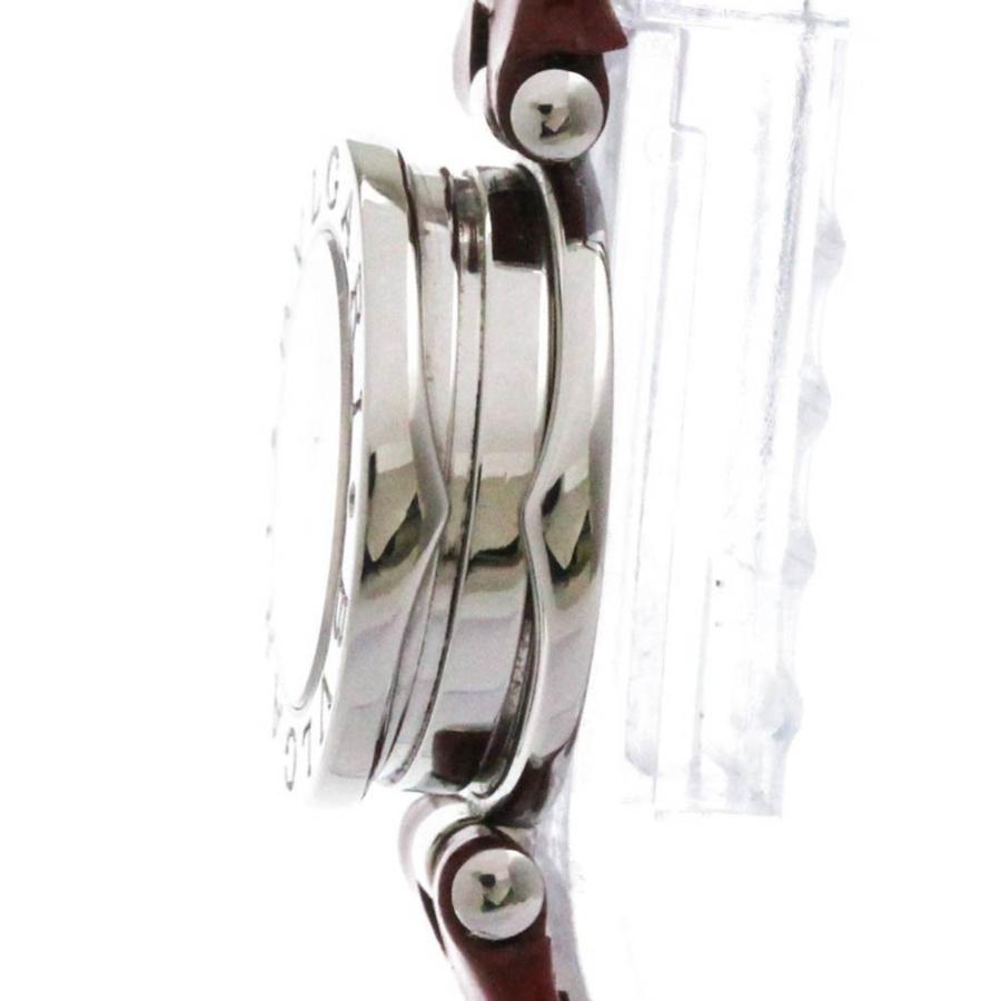 BVLGARI（ブルガリ） B-Zero1 シェル文字盤 ステンレススチール レザー