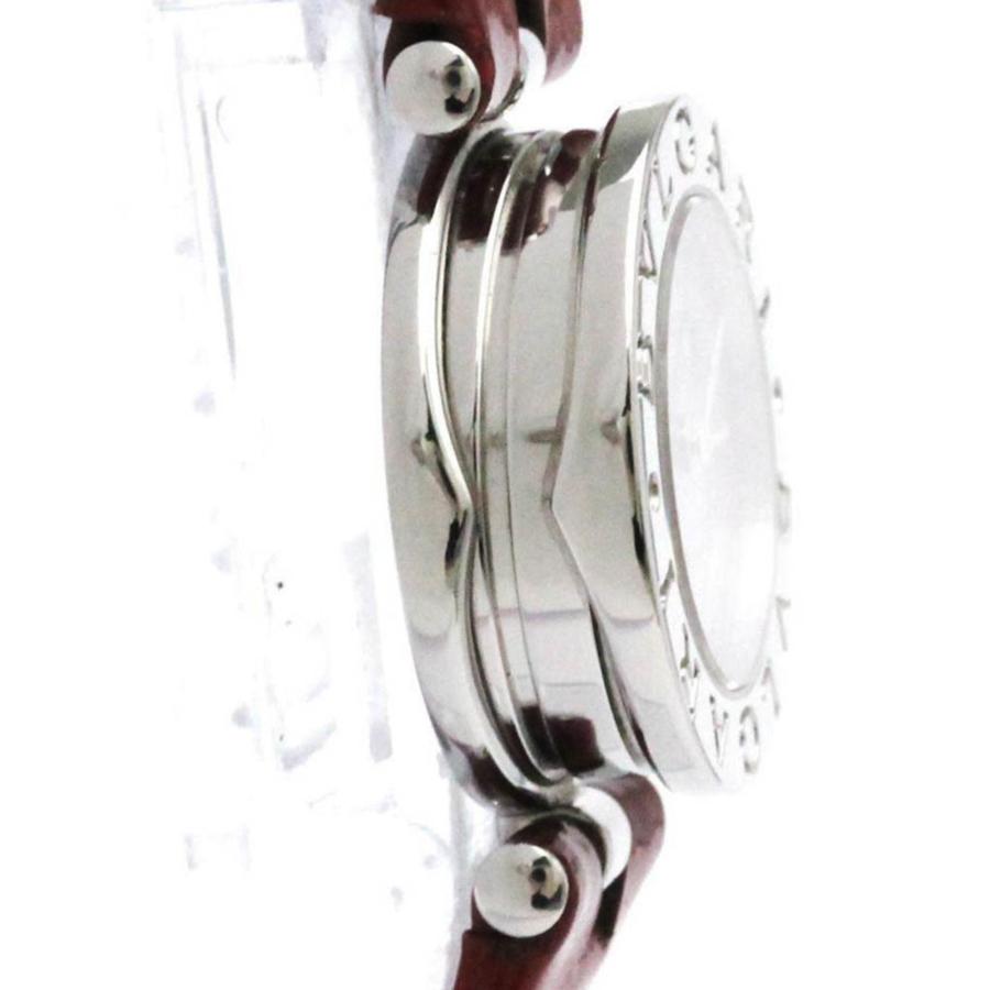 BVLGARI（ブルガリ） B-Zero1 シェル文字盤 ステンレススチール レザー