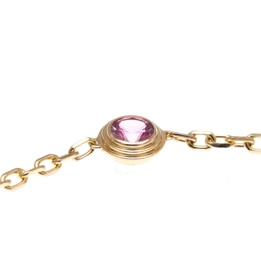 カルティエ ダムール ピンクサファイア ブレスレット K18ピンク