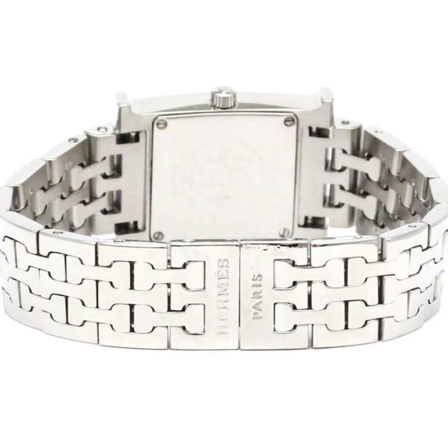 HERMES（エルメス） Hウォッチ ダイヤモンド シェル文字盤 ステンレス