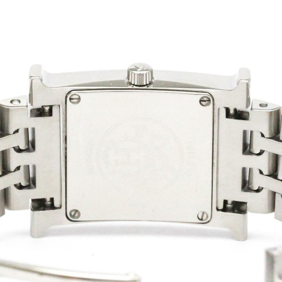 HERMES（エルメス） Hウォッチ ダイヤモンド シェル文字盤 ステンレス