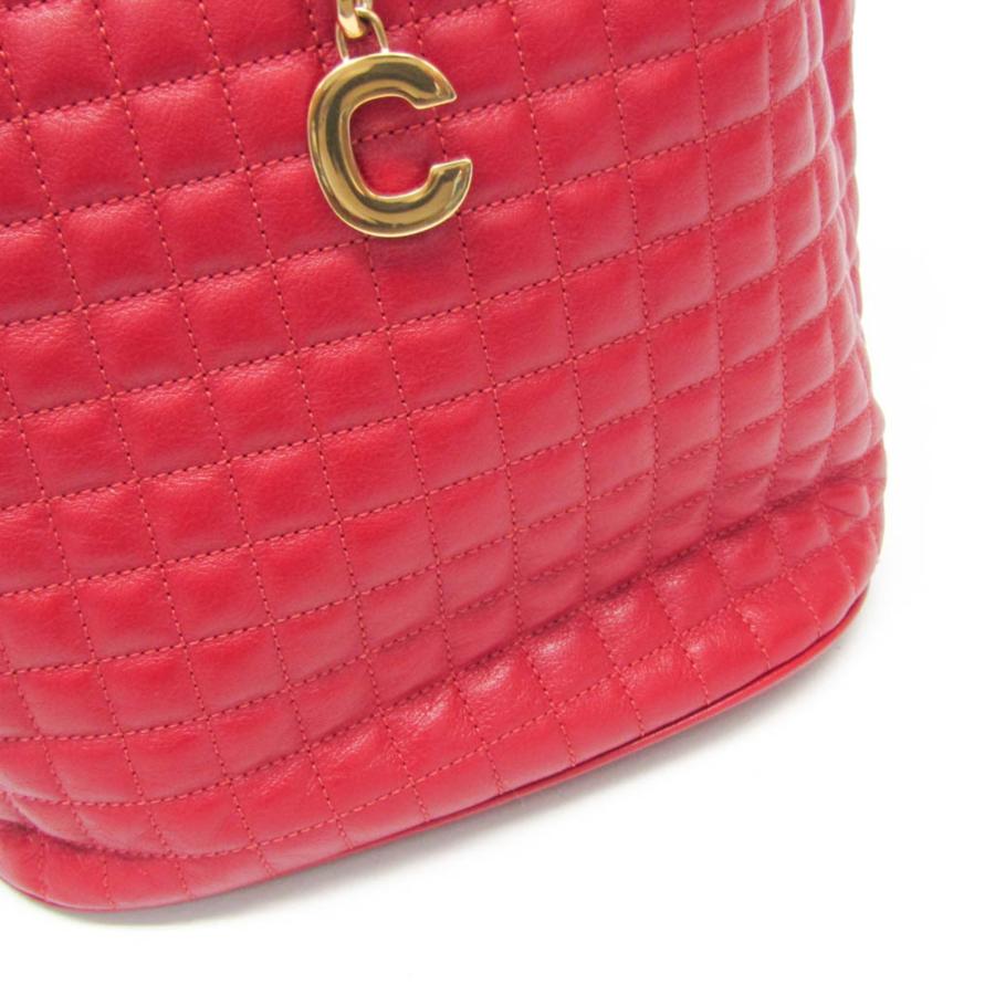 CELINE セリーヌ(Celine) Cチャーム ステッチ 巾着 ワンショルダー