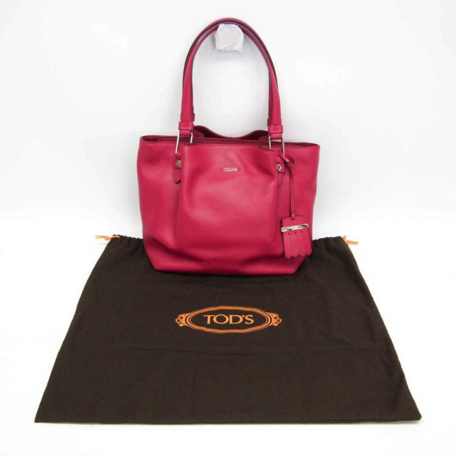 TOD'S トッズ ハンドバッグ 2way ショルダー フラワーバッグ ピンク