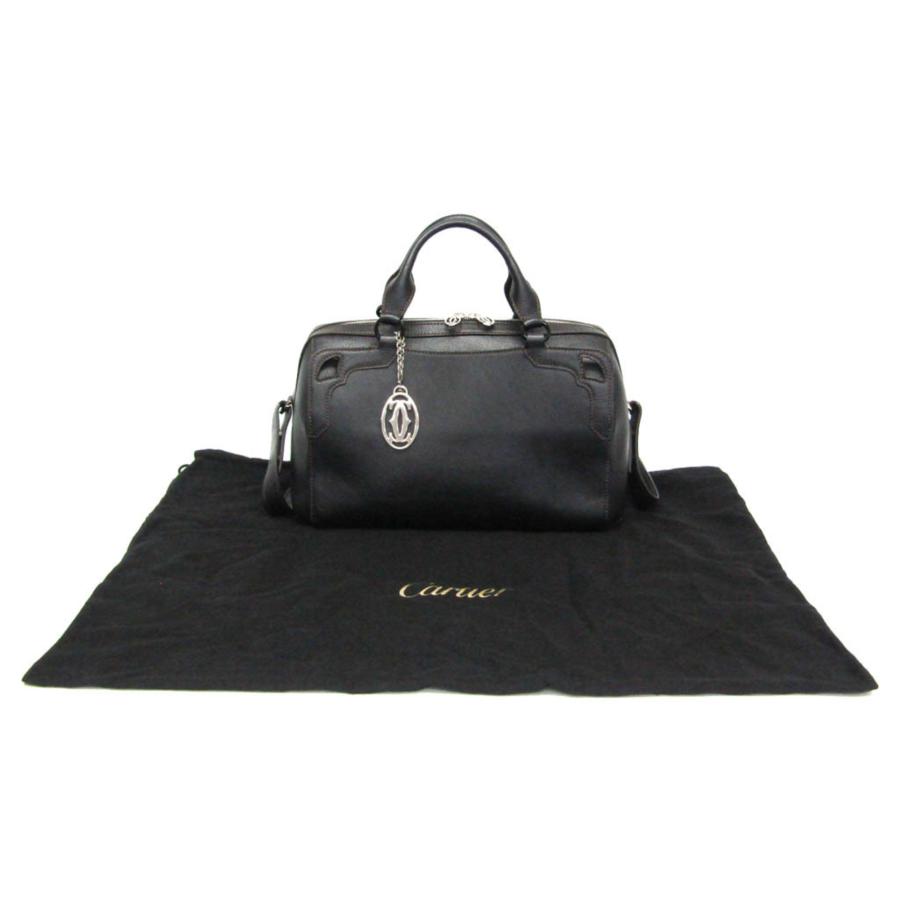 カルティエ （Cartier） マルチェロ スモールボストンバッグ　ブラック Cartier（カルティエ） マルチェロ スモールボストンバッグ レディース
