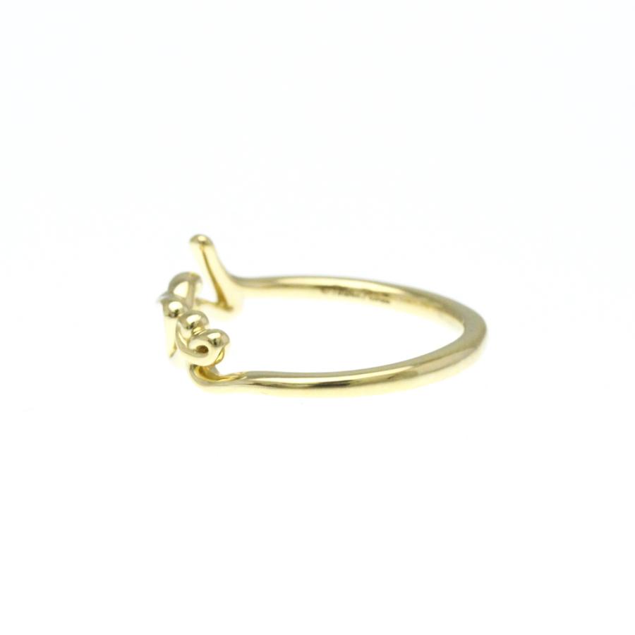 ティファニー パロマ グラフィティ ラブ リング K18イエローゴールド