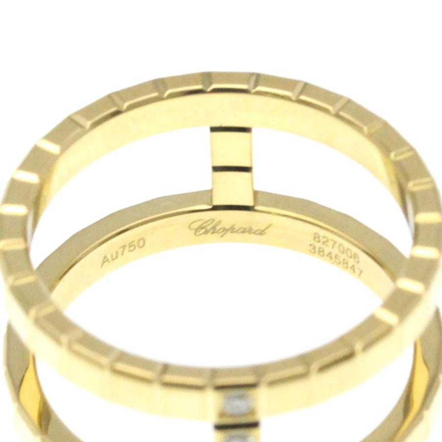 Chopard ダイヤモンド付きゴールドリング Chopard（ショパール） アイスキューブ ダイヤモンド リング 827006