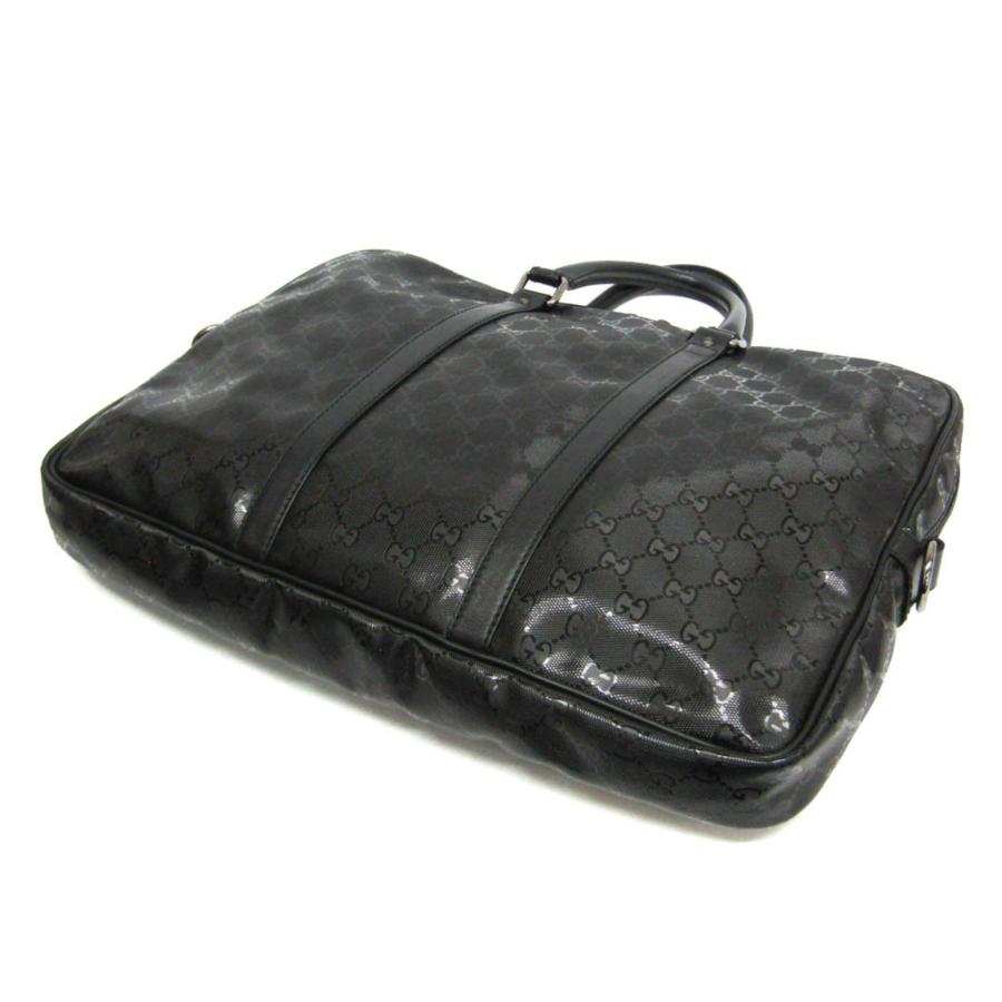 Gucci ブラック レザー ケース　インプリメ GUCCI（グッチ） GGインプリメ 201480 メンズ PVC,レザー ブリーフ