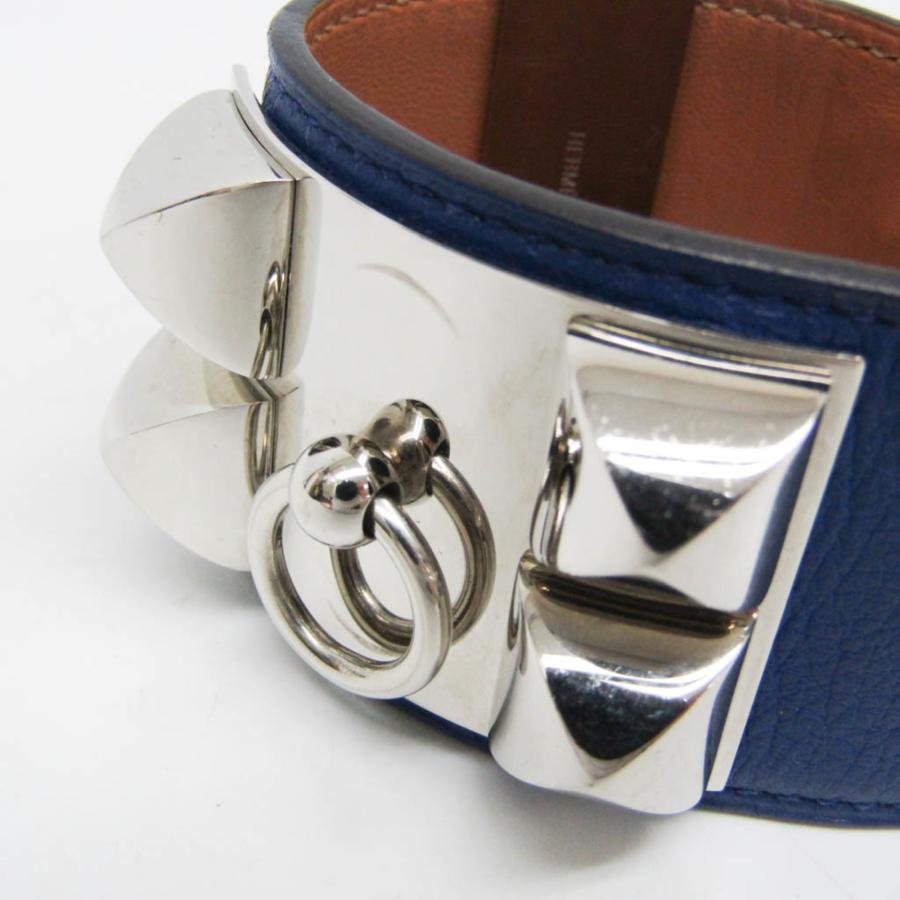 HERMES（エルメス） コリエ・ド・シアン レザー,メタル バングル