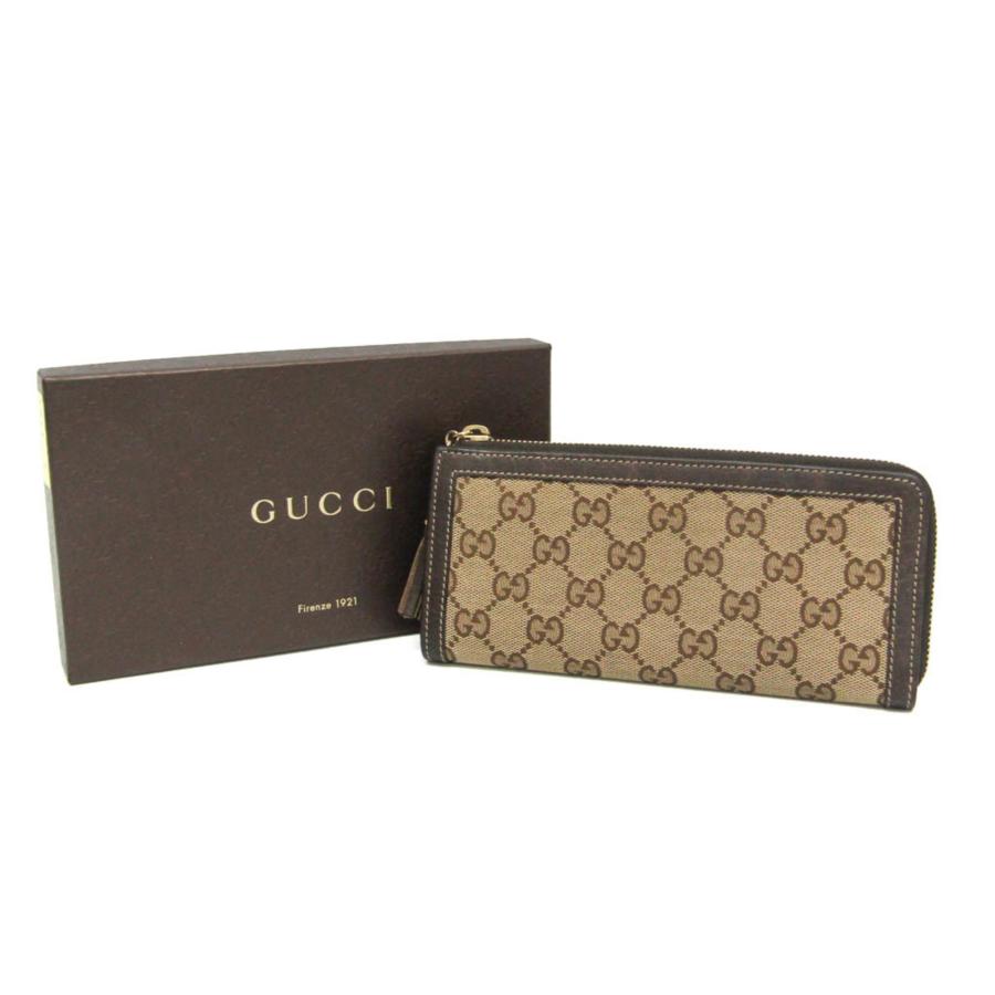 GUCCI（グッチ） バンブー 306616 レディース GGキャンバス,レザー 長