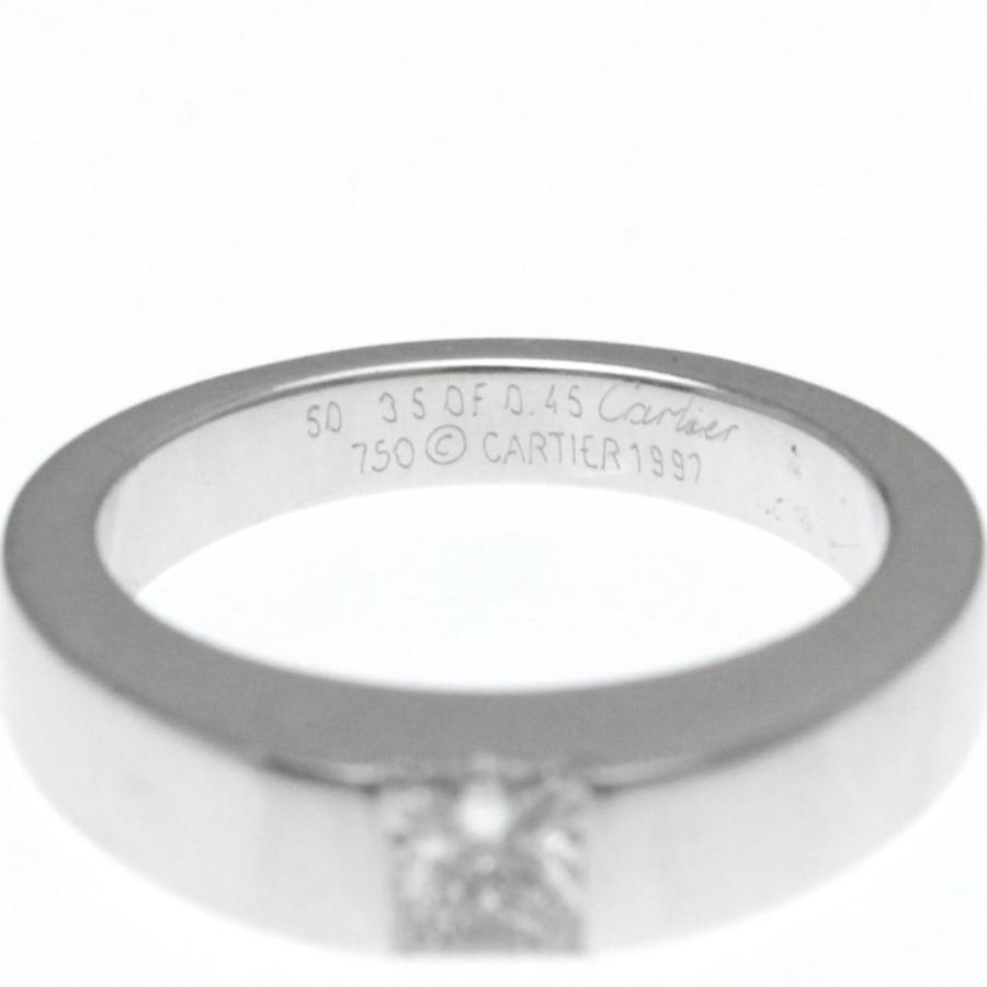 Cartier（カルティエ） タンク リング ダイヤモンド K18ホワイト