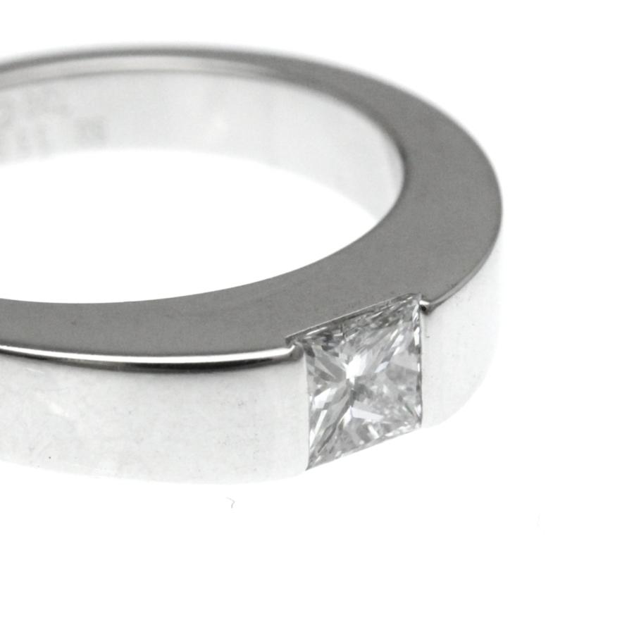 Cartier ダイヤモンドリング ホワイトゴールド Cartier（カルティエ） タンク リング ダイヤモンド K18ホワイト