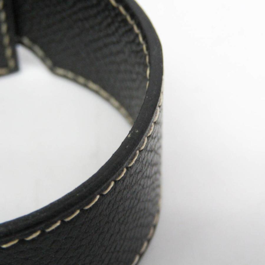 HERMES（エルメス） ナバブ レザー バングル ブラック : ELADYヤフー