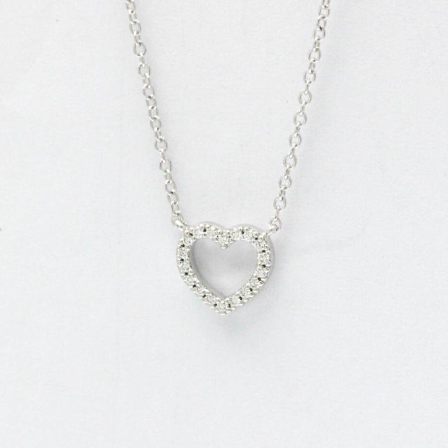 Tiffanyホワイトゴールドダイヤネックレス TIFFANY&Co.（ティファニー） ティファニー(Tiffany) K18ホワイト