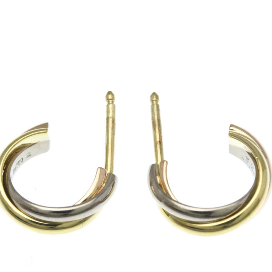 [即日発送]Cartierカルティエ トリニティ ピアス 美品 Cartier（カルティエ） 【中古】Cartier トリニティ ピアス 750【質屋