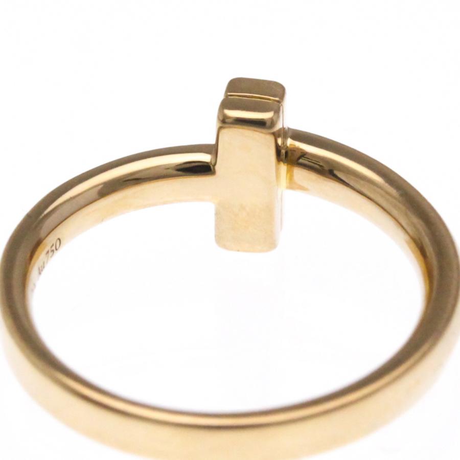 K18ティファニーTナローゴールドリング TIFFANY&Co.（ティファニー） ティファニー(Tiffany) Tワン ナロー