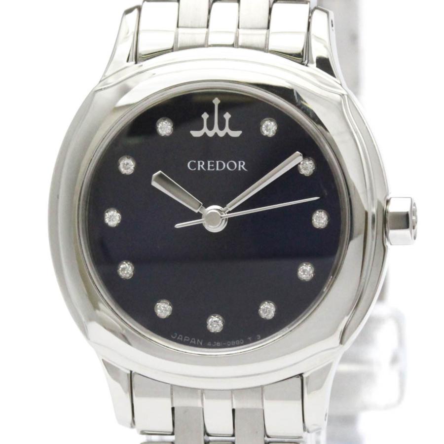 SEIKO（セイコー） クレドール ダイヤモンド ステンレススチール