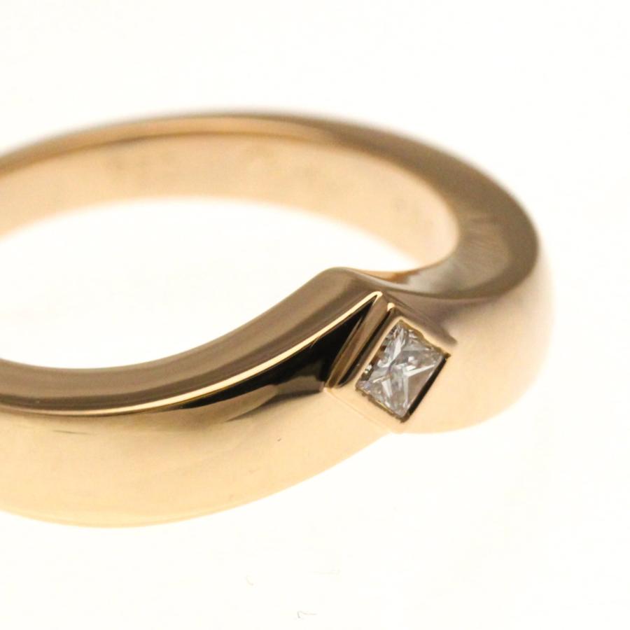 Cartier（カルティエ） トリアンドル ダイヤモンド リング K18ピンク