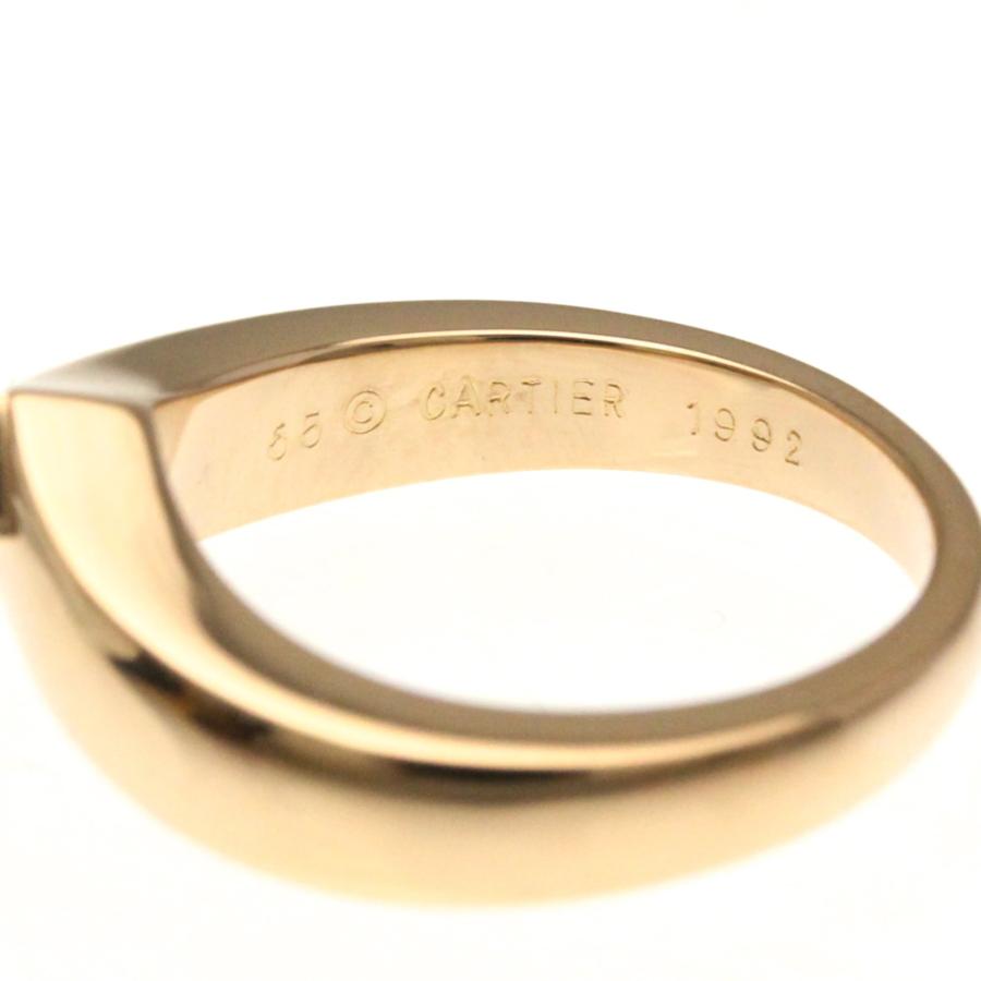 Cartier（カルティエ） トリアンドル ダイヤモンド リング K18ピンク