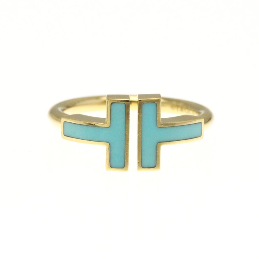 【店舗クリーニング済】ティファニー Tワイヤー イエローゴールド ダイヤモンド TIFFANY&Co.（ティファニー） ティファニー(Tiffany) T ワイヤー