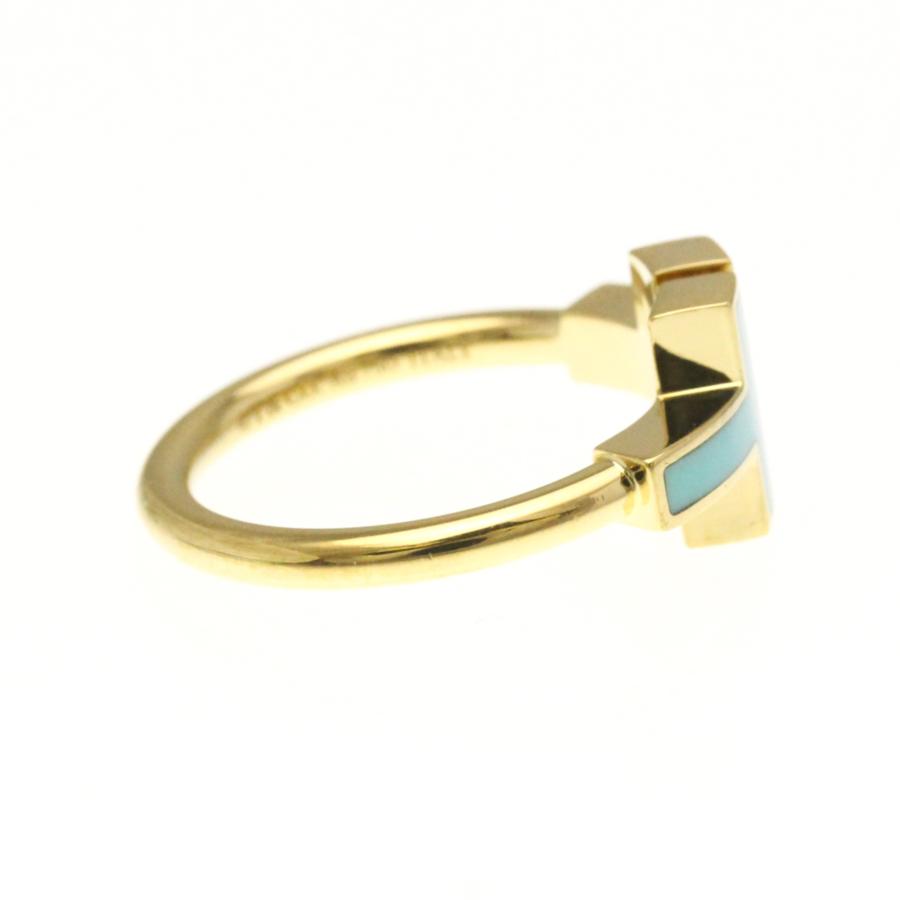 ティファニー Tワイヤー ダイヤモンド リング 750 K18 イエロー 現行品