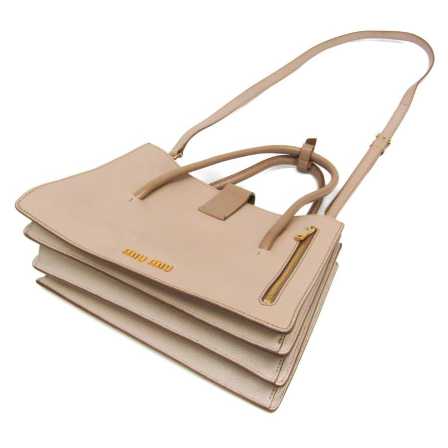 miu miu（ミュウミュウ） マドラス MADRAS 5BA104 レディース レザー 