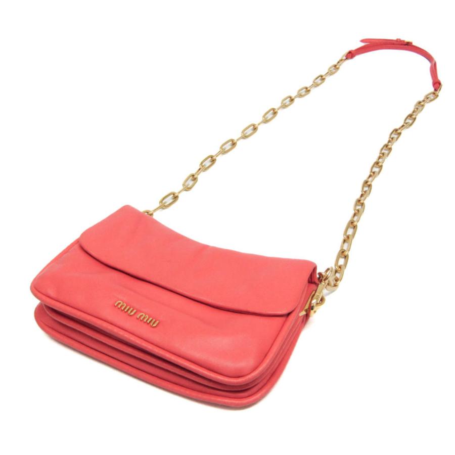 miu miu（ミュウミュウ） チェーンショルダーポーチ レディース レザー