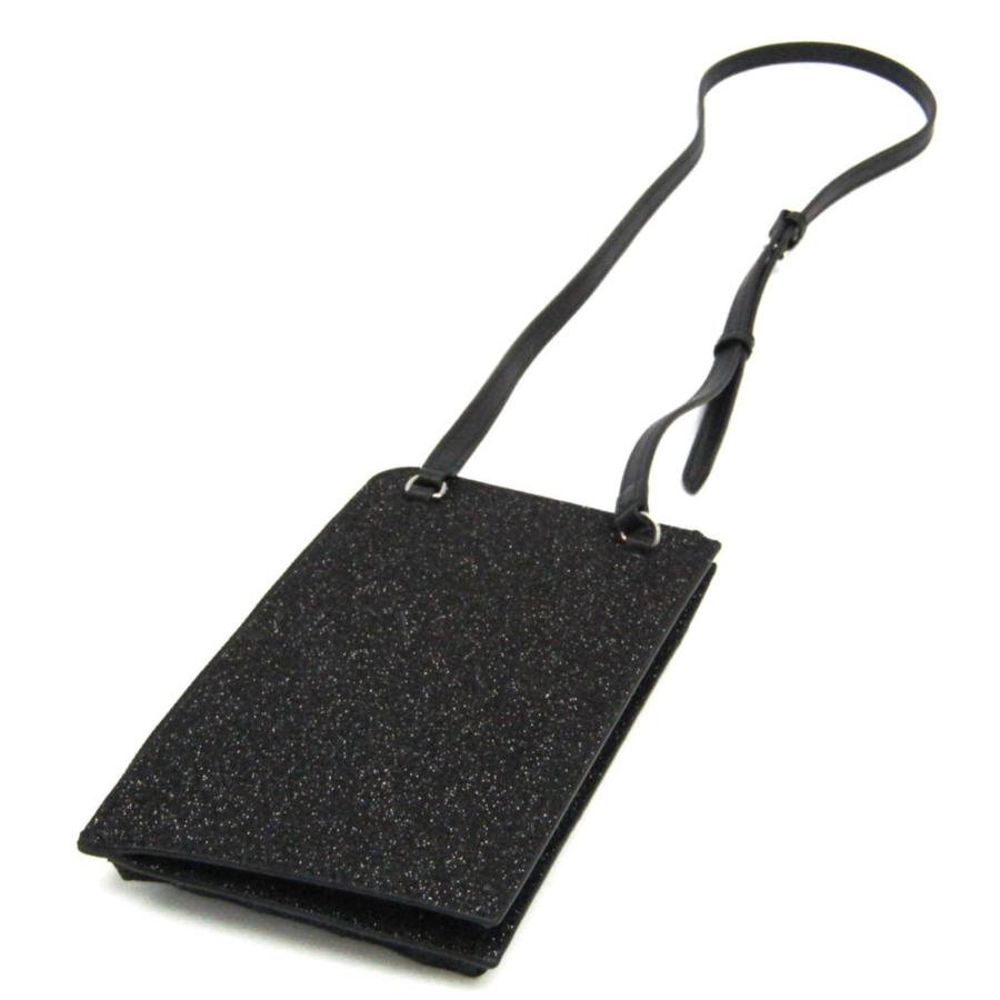 JIMMY CHOO（ジミーチュウ） グリッターレザー ショルダーポーチ