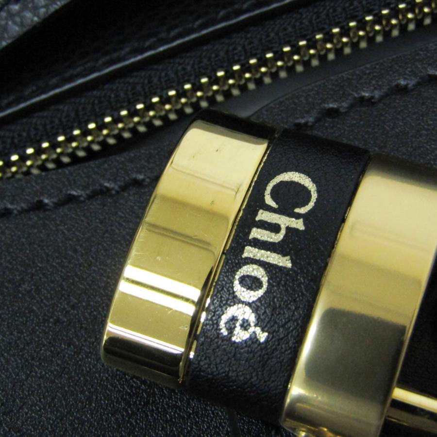 クロエ(Chlo〓) アビー レディース レザー トートバッグ ブラック