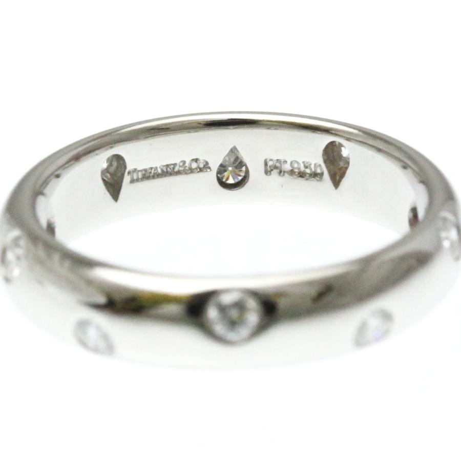 10号／TIFFANY＆Coティファニーバンドリング.プラチナ.ダイヤモンド TIFFANY&Co.（ティファニー） ティファニー(Tiffany) ドッツ