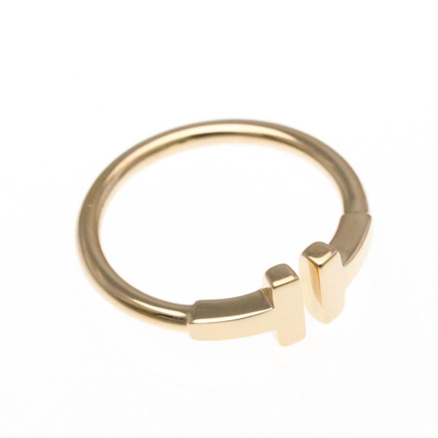 最終価格です。K18PG ティファニー Tワイヤーリング　ダイヤモンド　ゴールド TIFFANY&Co.（ティファニー） ティファニー(Tiffany) Tワイヤー リング