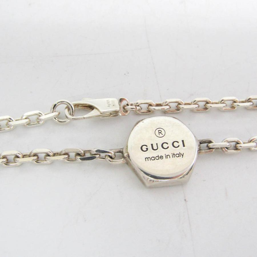GUCCI（グッチ） ヘキサゴン シルバー チャームブレスレット シルバー