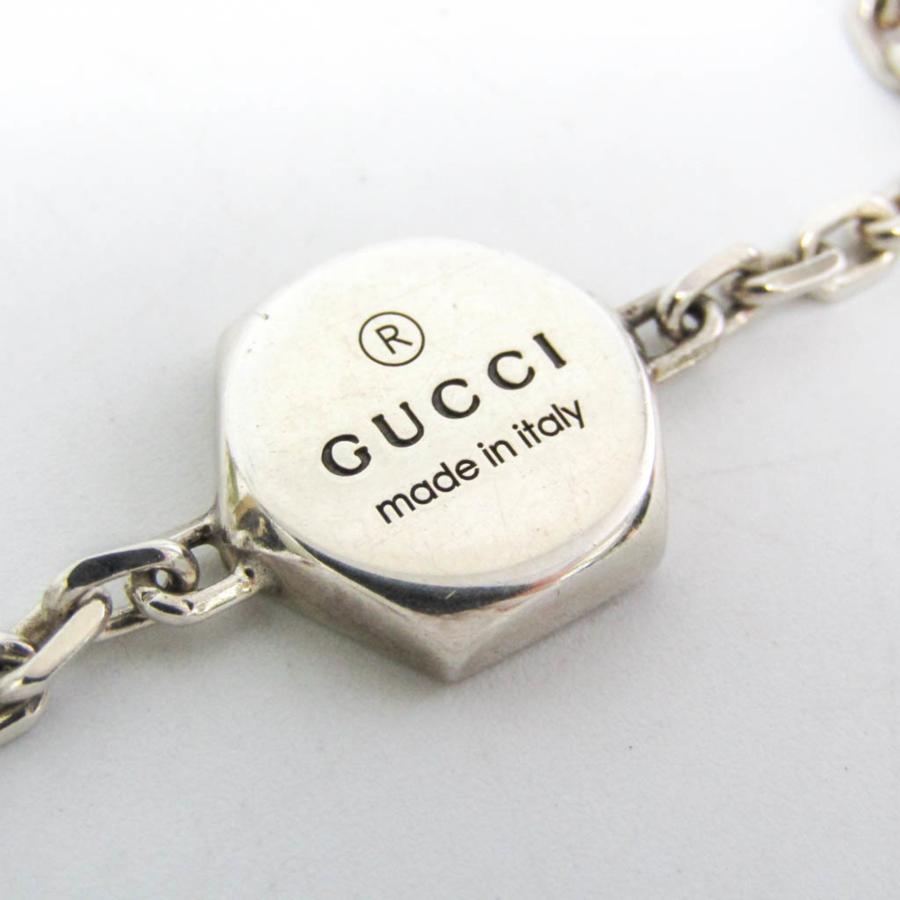 GUCCI（グッチ） ヘキサゴン シルバー チャームブレスレット シルバー 