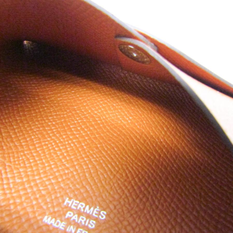 HERMES（エルメス） カルヴィ デュオ エプソン カードケース レッド