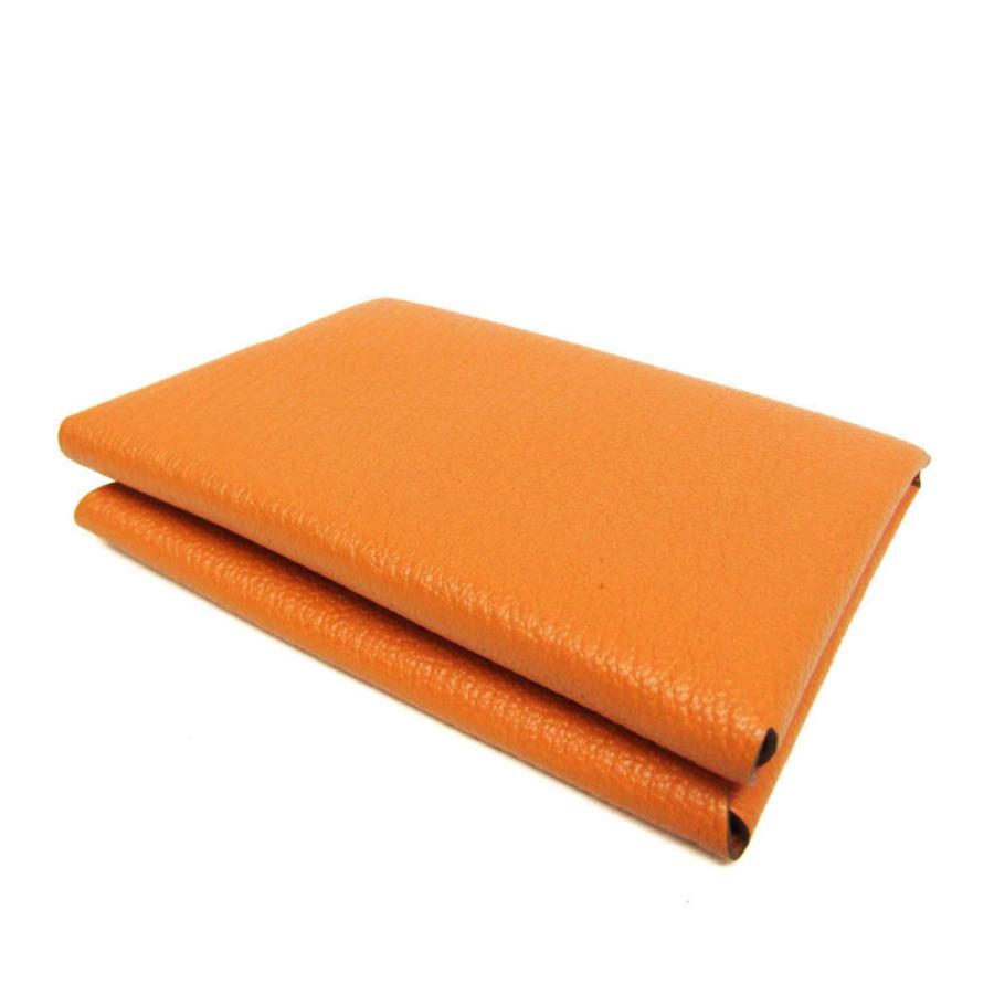 HERMES（エルメス） カルヴィ デュオ シェーブル カードケース