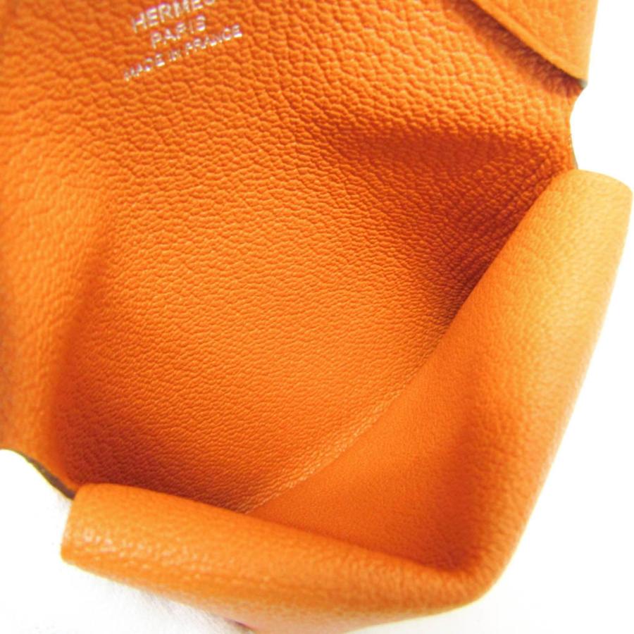 HERMES（エルメス） カルヴィ デュオ シェーブル カードケース