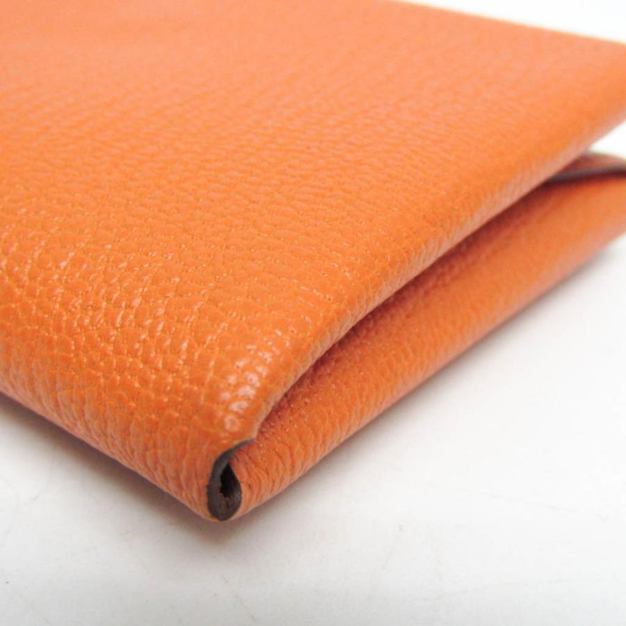 HERMES（エルメス） カルヴィ デュオ シェーブル カードケース