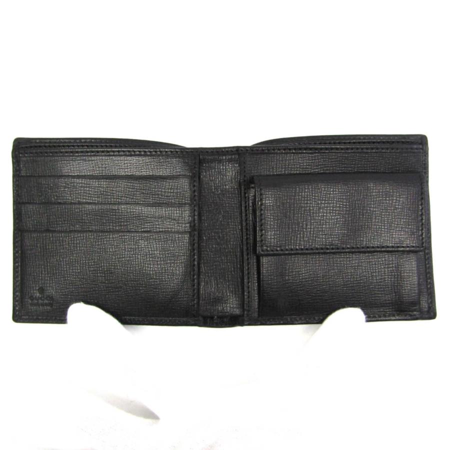 GUCCI GG二つ折り財布 GUCCI（グッチ） 120949 メンズ レザー 財布（二つ折り） ブラック