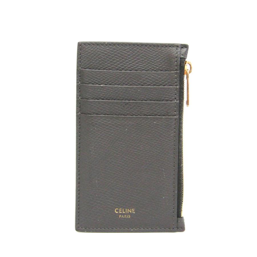 セリーヌ  10B683BEL ジップカードホルダーケース メンズ CELINE（セリーヌ） コンパクト ジップ カードホルダー 10B683BEL